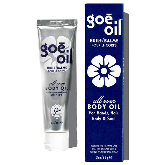 Jao Goē Oil front bottle showing clean packaging and calming benefits