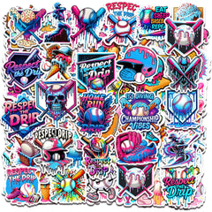 Jaskgom front packaging showing 120 baseball drip stickers and clear quantity benefit