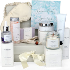 Jasmyn & Greene luxury box front showing elegant packaging and ribbon benefit: ready-to-gift