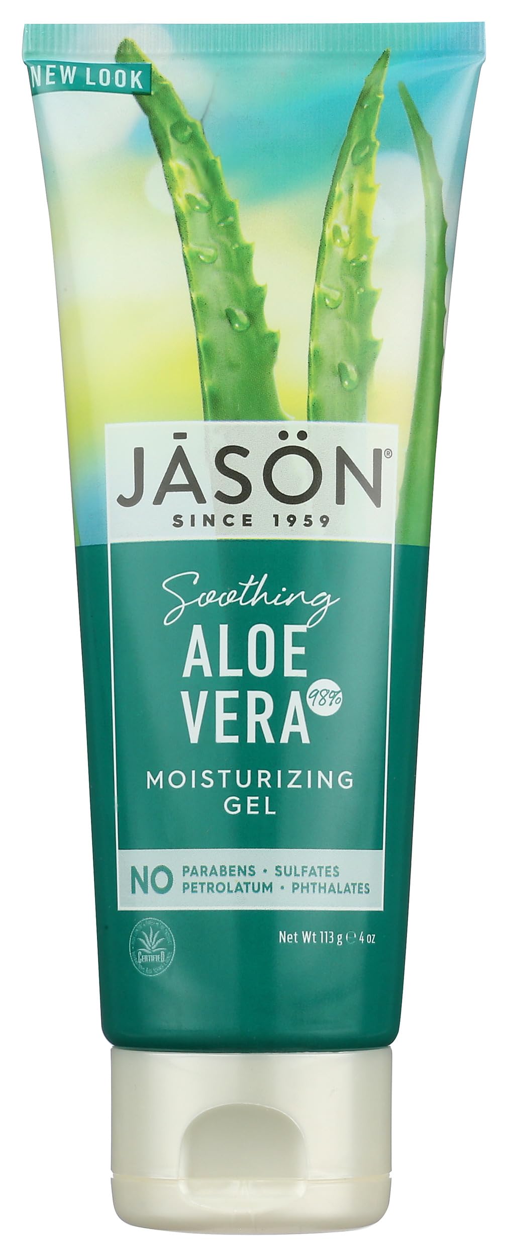 Jason front tube showing product packaging and clear brand benefit