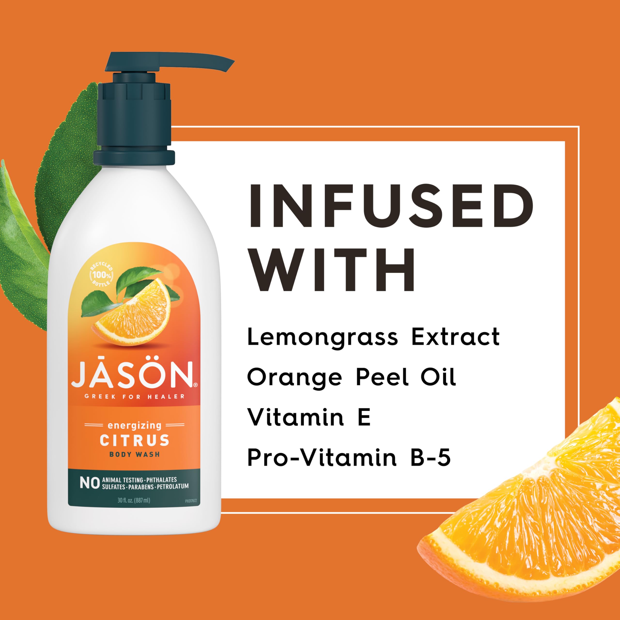 JASON in-hand during shower showing easy dispensing and convenient daily use benefit