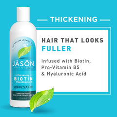 JASON conditioner dispensed in hand demonstrating easy use