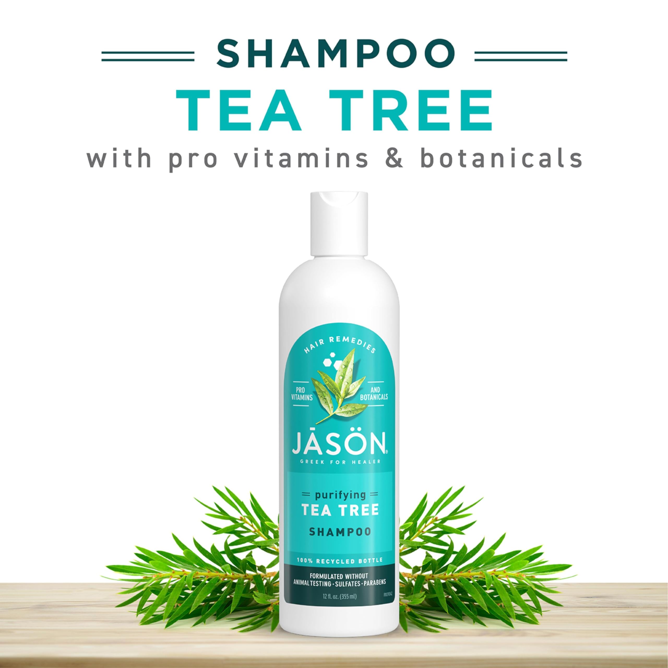 JASON in-shower use demonstrating scalp massage and rinse benefit