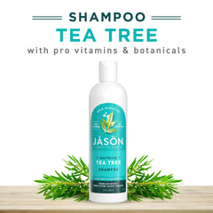 JASON in-shower use demonstrating scalp massage and rinse benefit