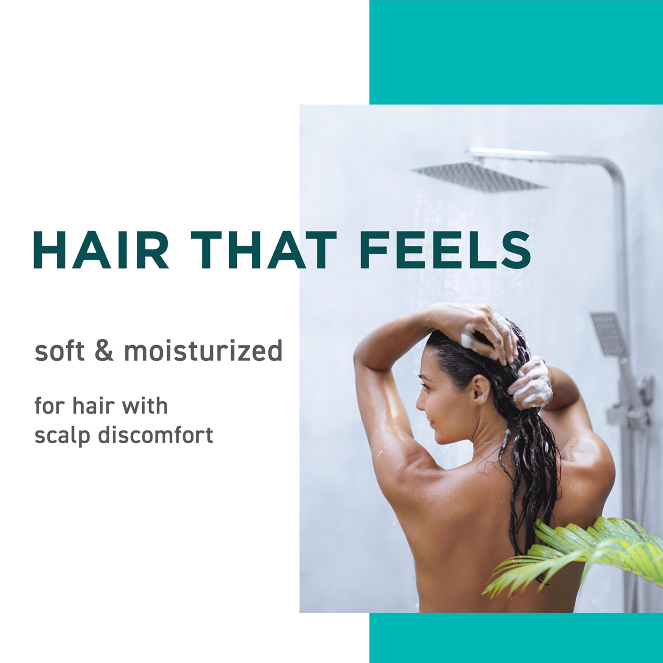 JASON shampoo lather texture demonstrating gentle cleansing