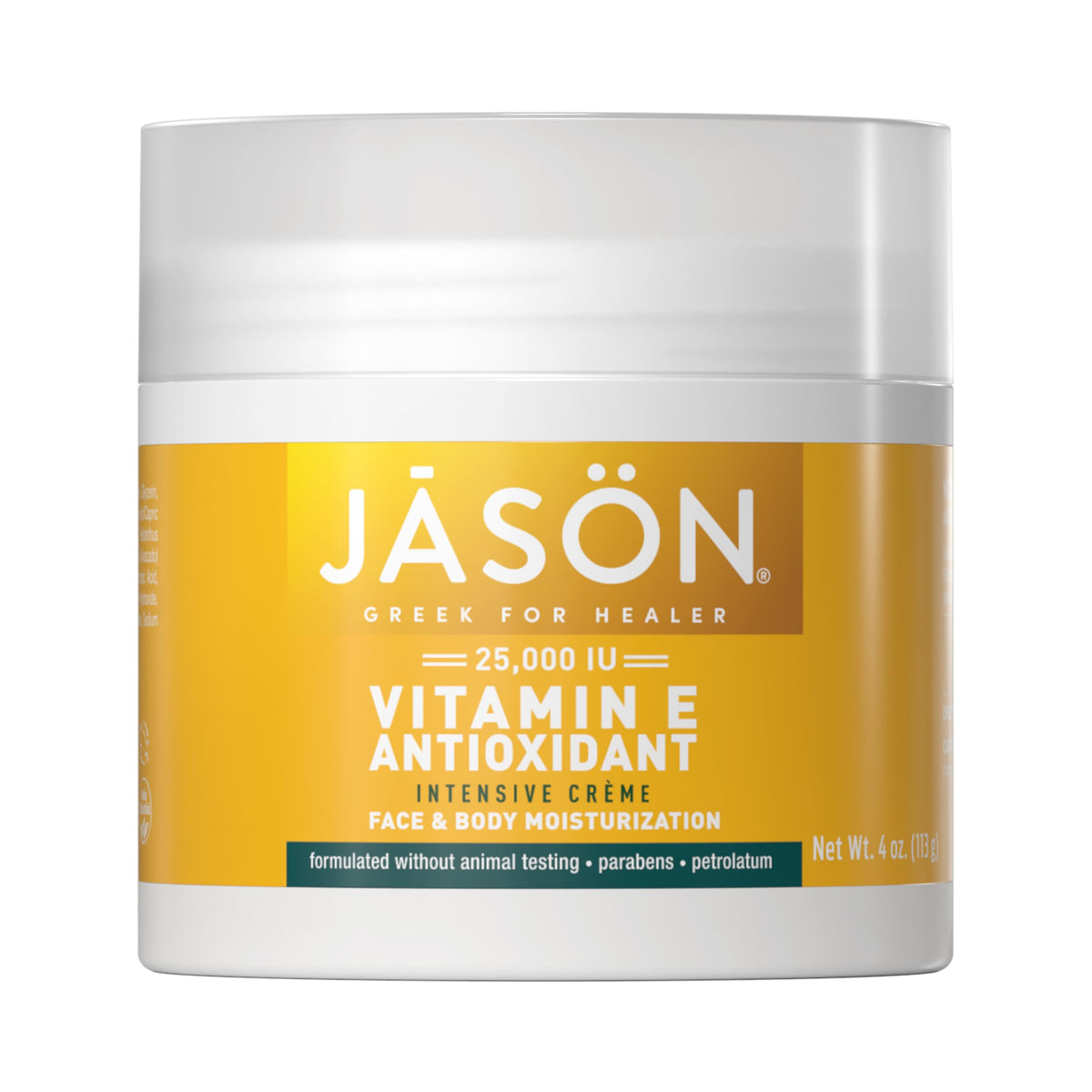 JASON front packaging showing jar and label, highlighting hydration benefits