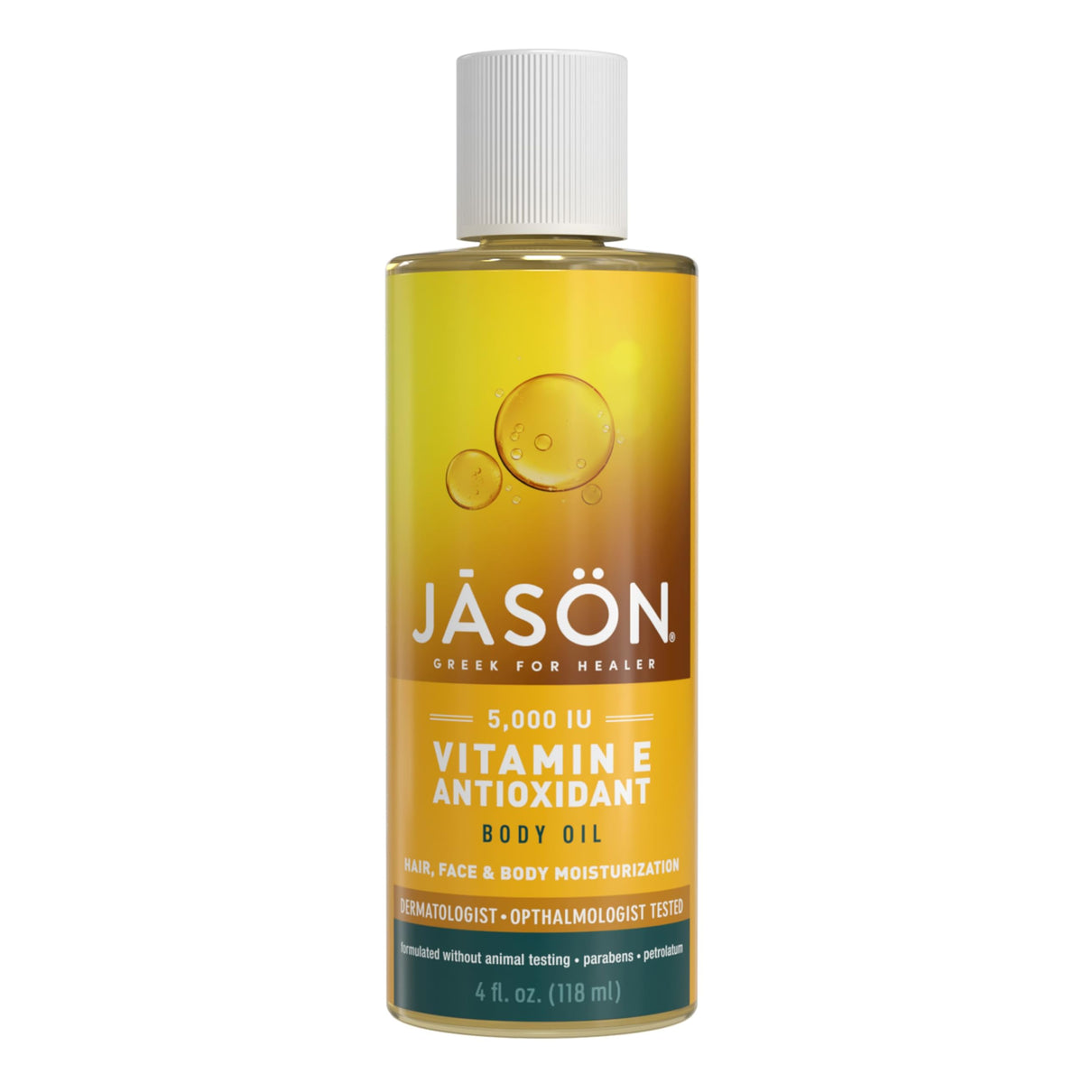 JASON front packaging showing bottle and label for easy identification and benefits