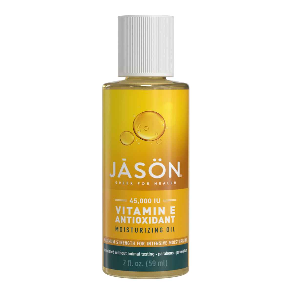 JASON front packaging bottle showing label and 2 fl oz size for clear identification