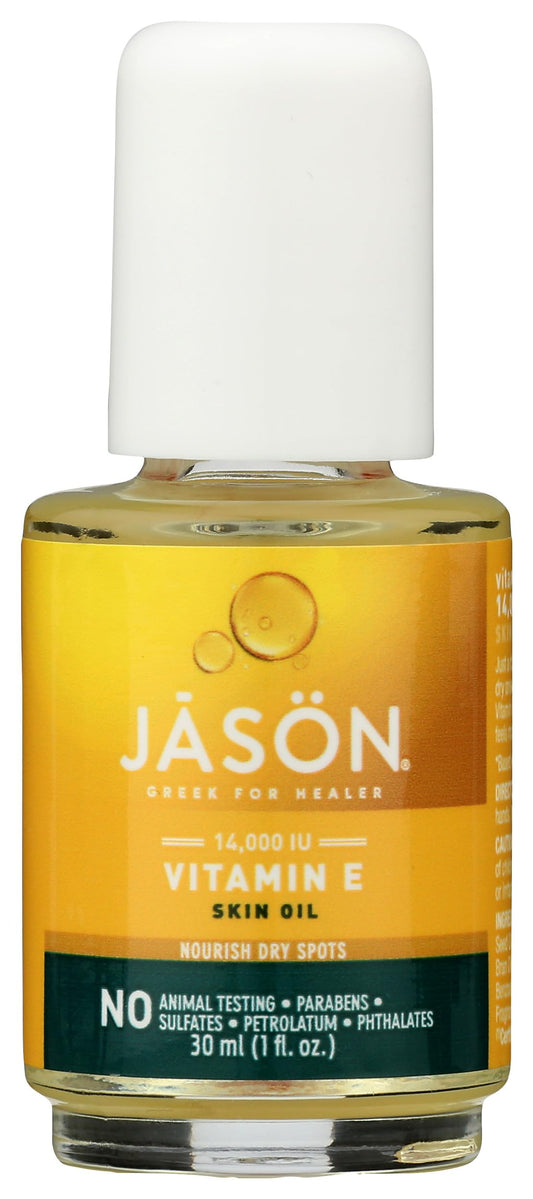 JASON bottle front packaging showing compact moisturizing oil