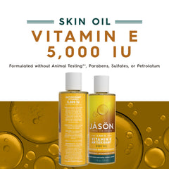 JASON oil droplet pouring from bottle highlighting lightweight absorption benefit