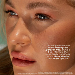 Jason Wu Hot Fluff blended on cheeks showing natural flush and buildable coverage