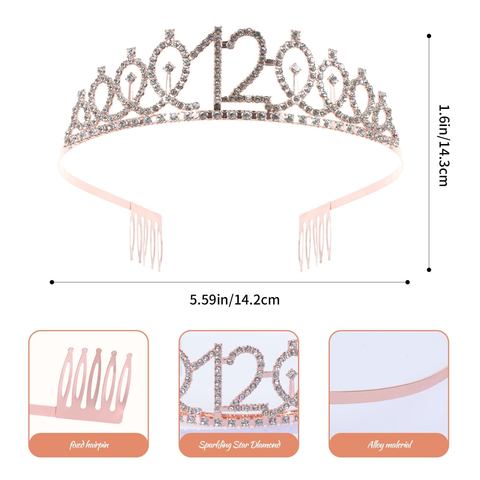 JasperKino tiara close detail highlights rhinestones for photo sparkle
