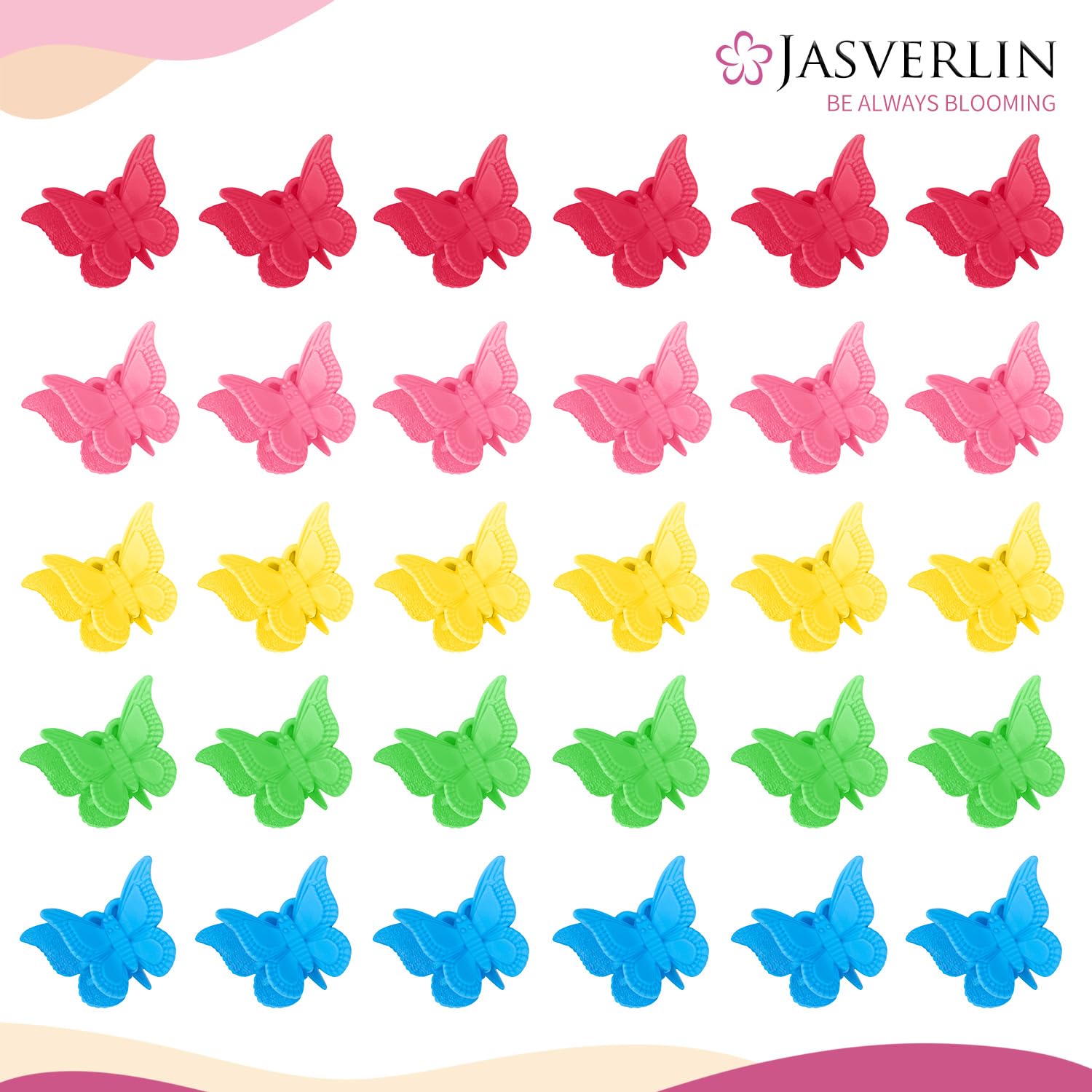 JASVERLIN close-up of clip texture and smooth edges for snag-free wear