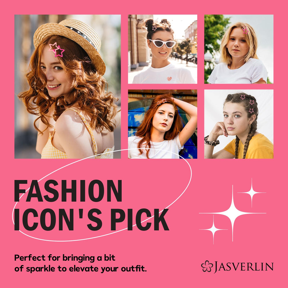 JASVERLIN clips styled in hair demonstrating hold and playful Y2K look