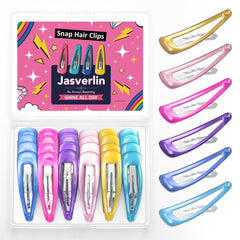 JASVERLIN front pack showing 48 neon snap clips, organized and ready