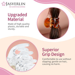JASVERLIN clip held in hand for scale, demonstrating compact size