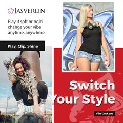 JASVERLIN large star clip securing thick hair for strong hold