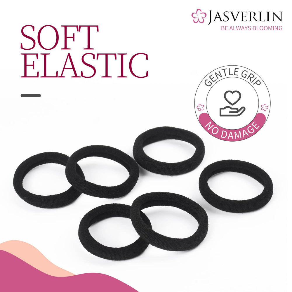 JASVERLIN hair ties in a bag and gym setting showing ready-to-go everyday styling