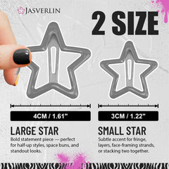 JASVERLIN hairstyle at festival with multiple stars for bold look