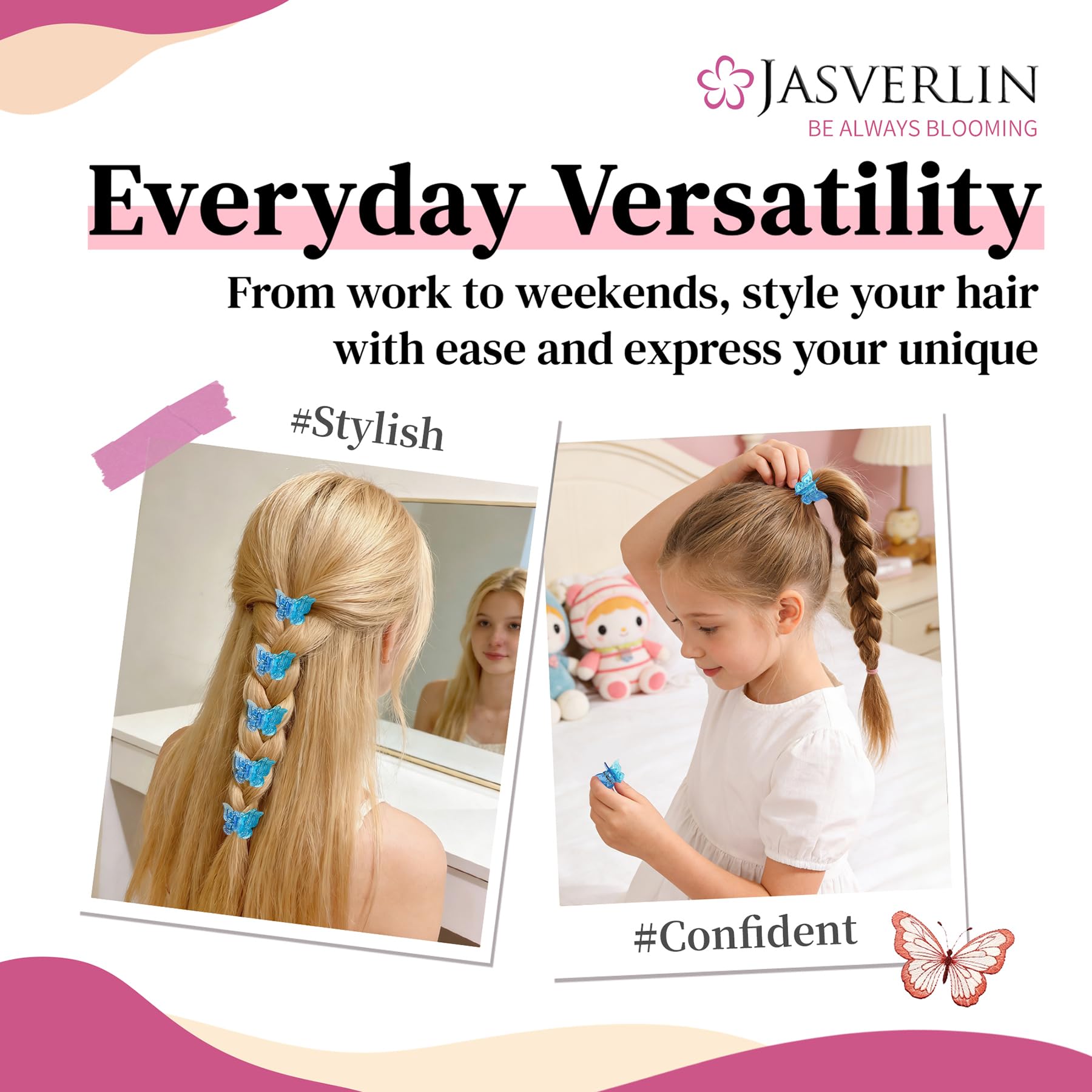 JASVERLIN worn at a festival in braided hair for playful, nostalgic fashion benefit