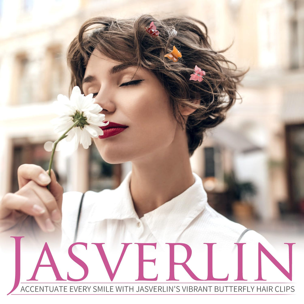 JASVERLIN model wearing clips with outfit showing trend-ready styling and fashion impact benefit