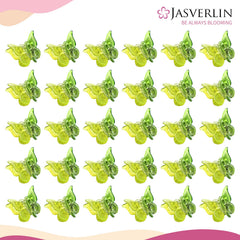 JASVERLIN reusable storage container open with organized clips