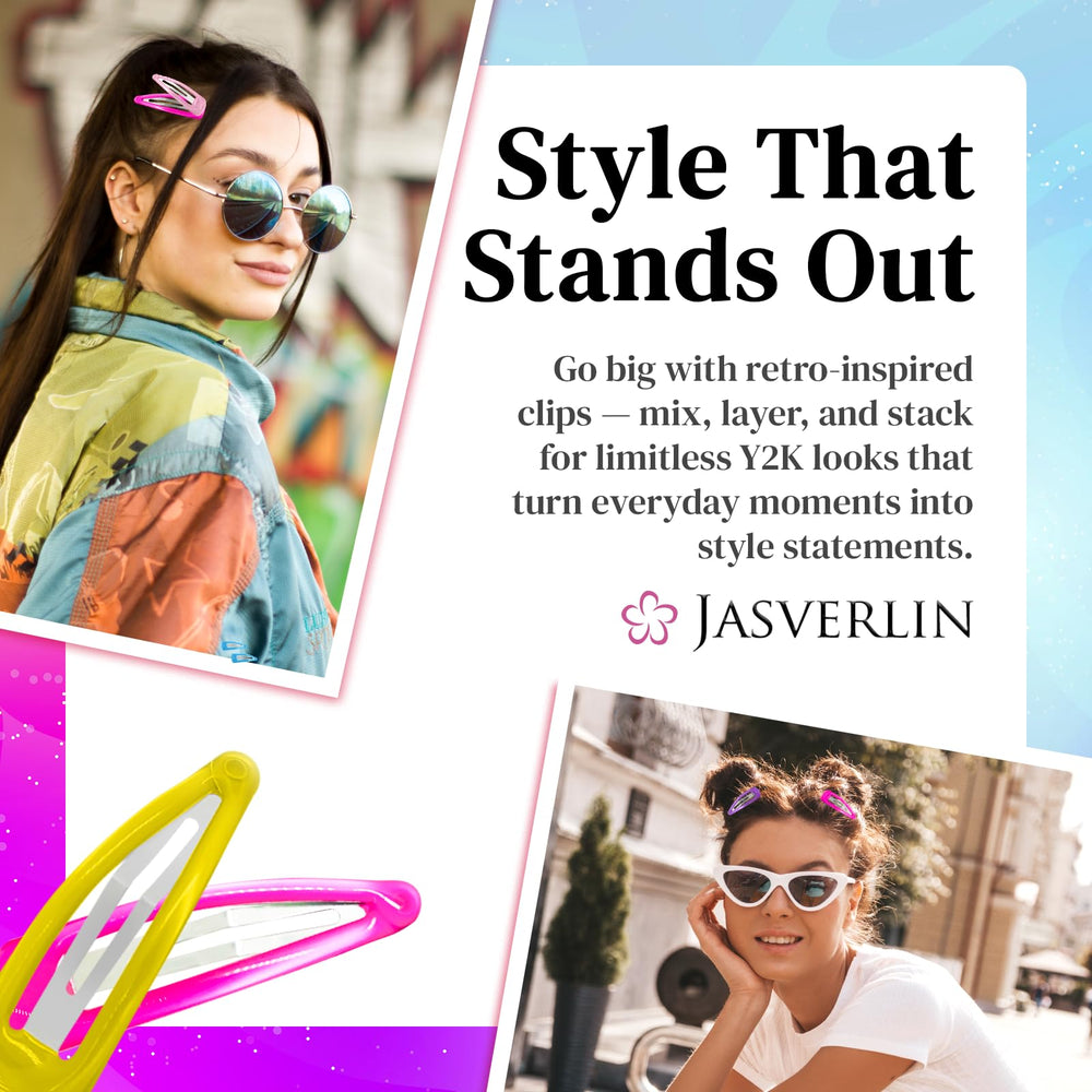 JASVERLIN 2-inch clip next to hand showing compact size