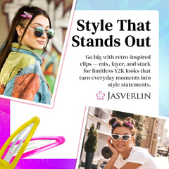 JASVERLIN 2-inch clip next to hand showing compact size