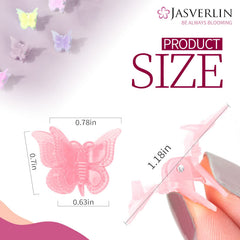 JASVERLIN glossy jelly plastic texture close-up highlighting vibrant colors and shine benefit