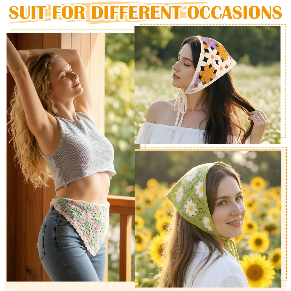 JATEBI model wearing the bandana as headscarf for stylish hold