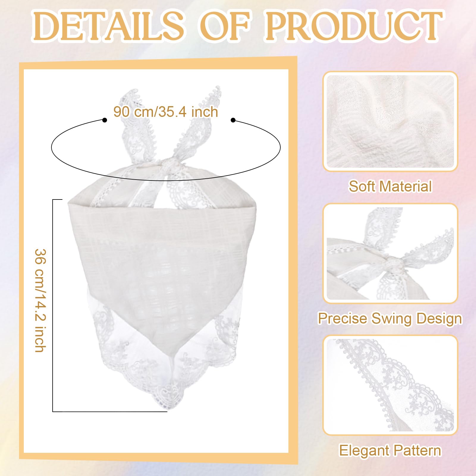 JATEBI close-up of floral lace texture highlighting breathable mesh detail and comfort