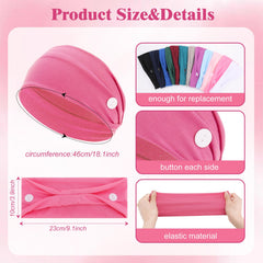 JATEBI headband styled with scrubs showing professional, practical accessory