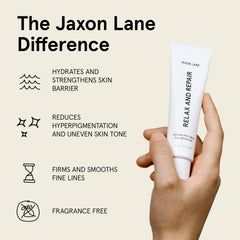 JAXON LANE centella ingredient bottle highlighting soothing botanical benefit