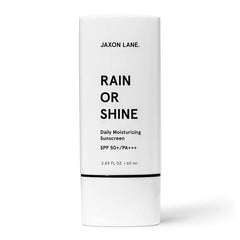 JAXON LANE front tube showing SPF 50 protection and compact size benefit