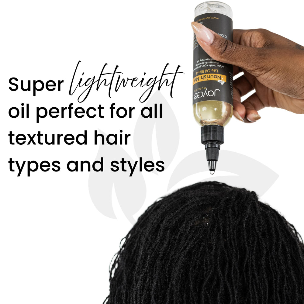 Jaycee Naturals loc strands texture shot illustrating softness and reduced frizz benefit