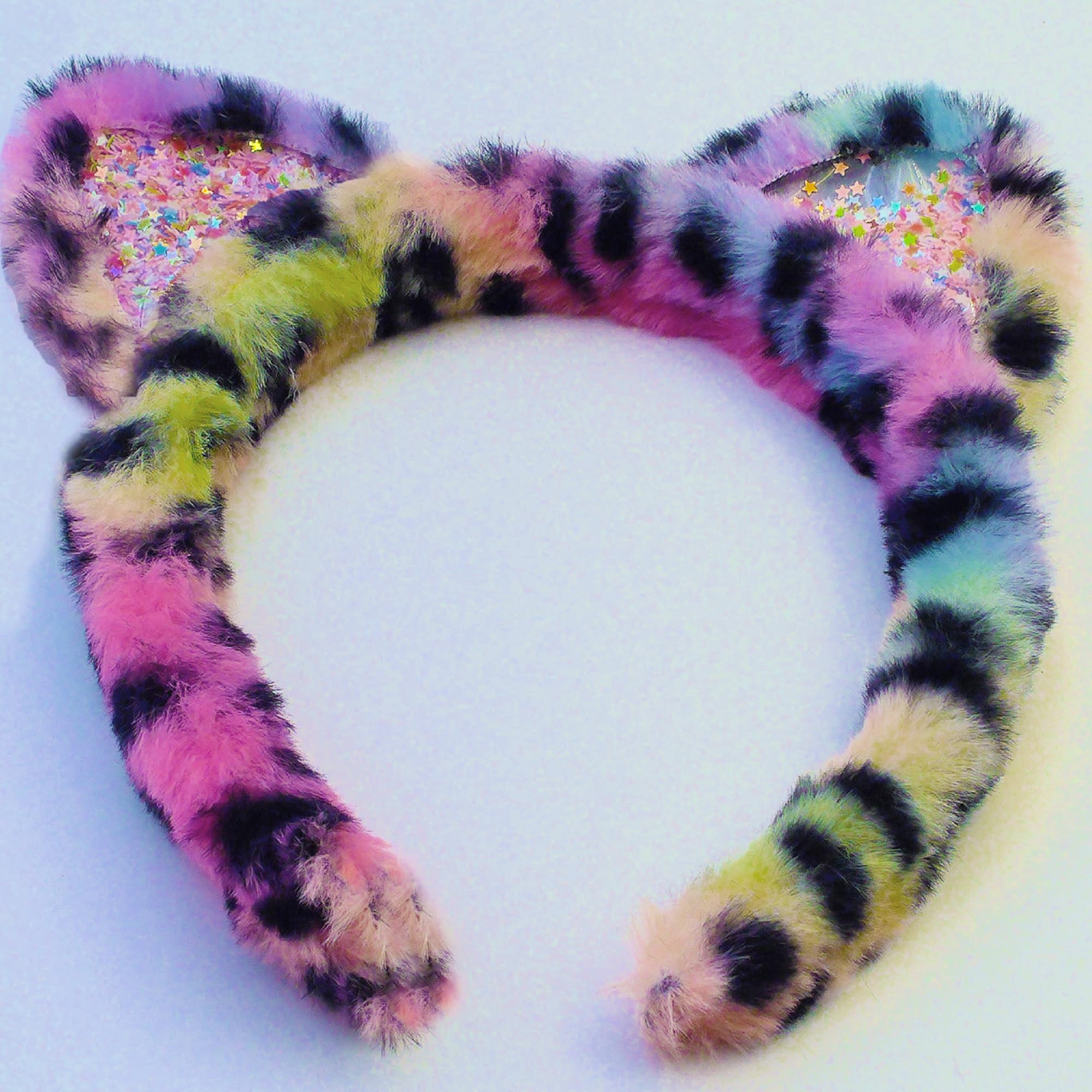 JazSwirl sequin cat ears detail catching light and adding sparkle to outfits