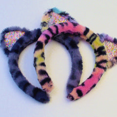 JazSwirl headband worn by model showcasing fit and playful accessory benefit