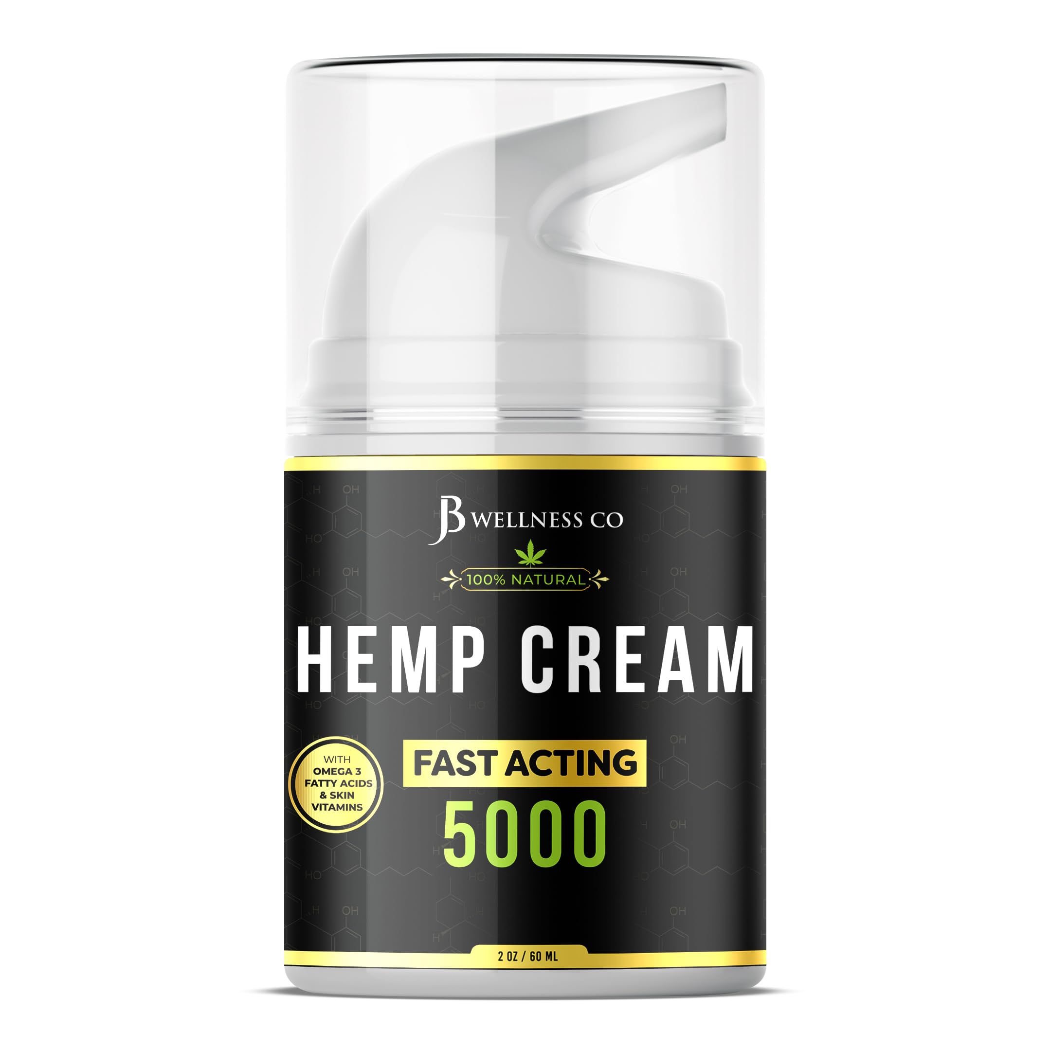 JB Wellness Co cream being applied to hand illustrating quick absorption