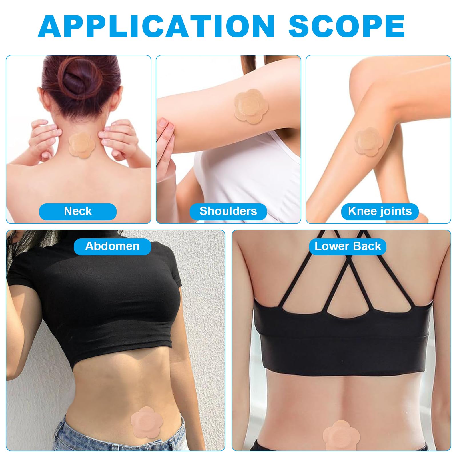 Jconly patch applied in bedroom setting indicating overnight use benefit: stays put