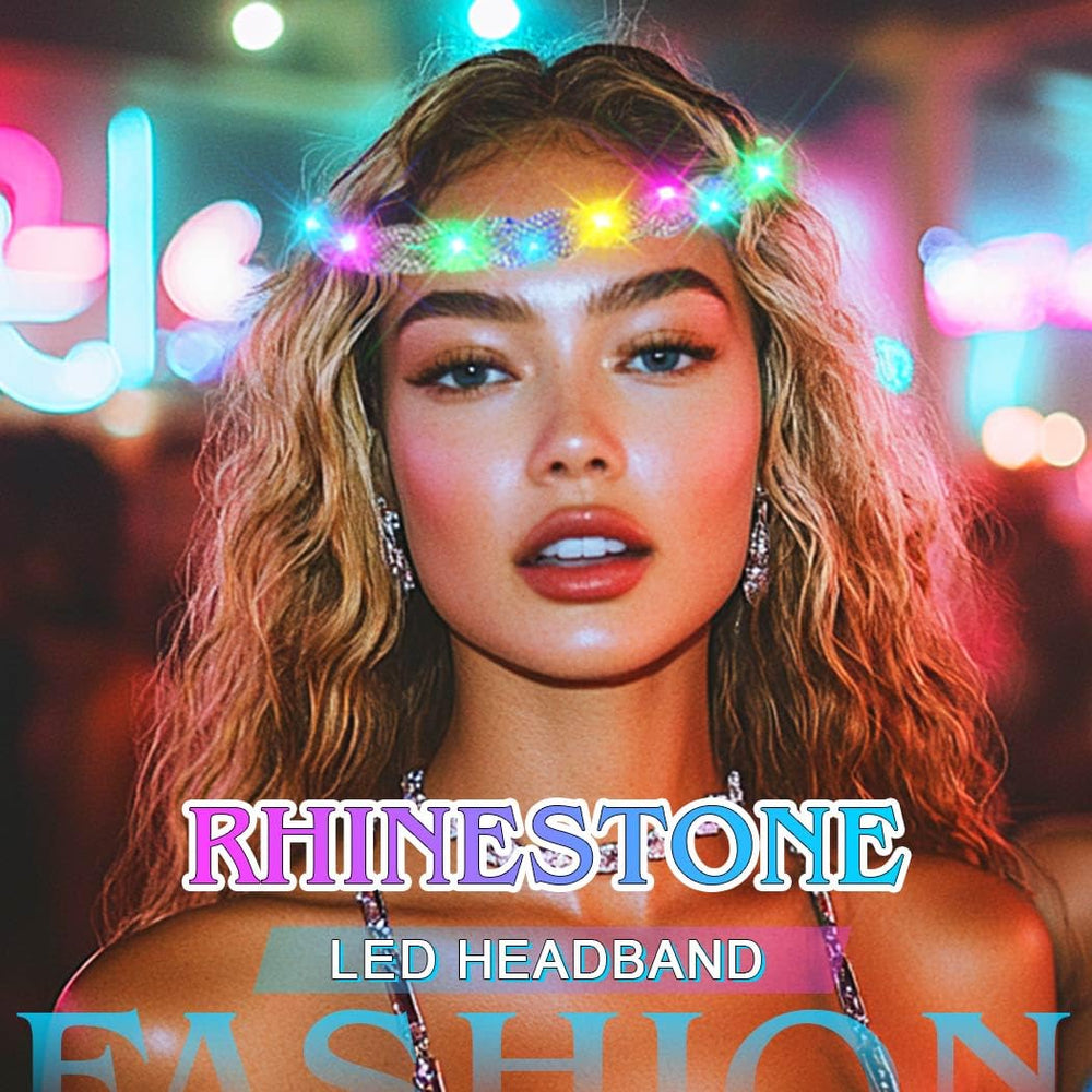 JEAIRTS headband glowing in nightclub setting enhancing evening outfits