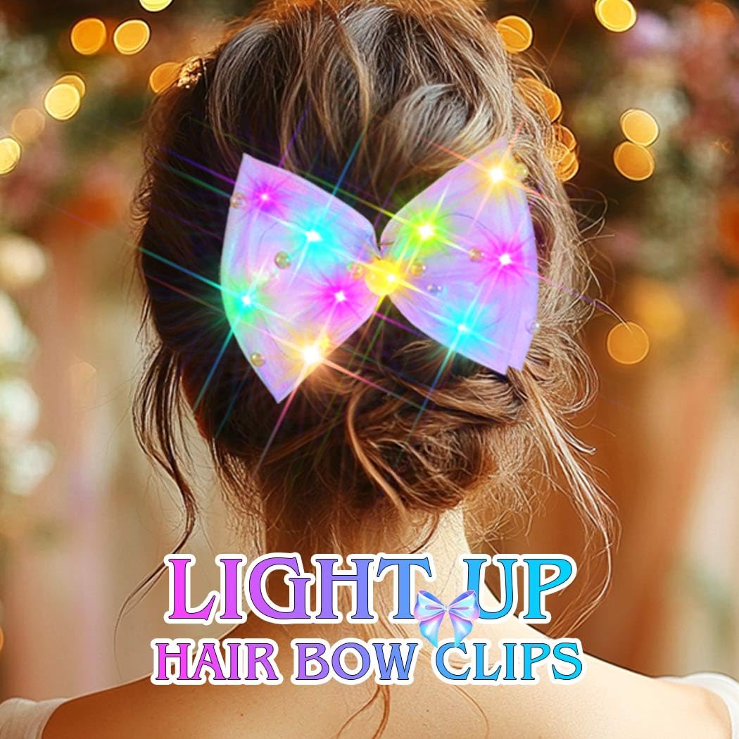 JEAIRTS lit bow in dark adding visibility and festive ambiance