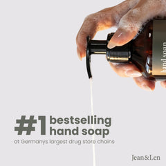Jean & Len soap foam texture demonstrating gentle, rich lather