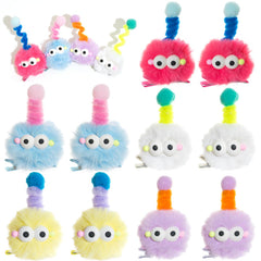 Jeffan front packaging showing ten pom pom clips and colorful set benefit