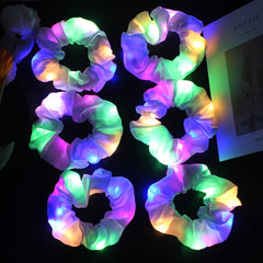 jeffan twelve white scrunchies arranged to show pack quantity and value