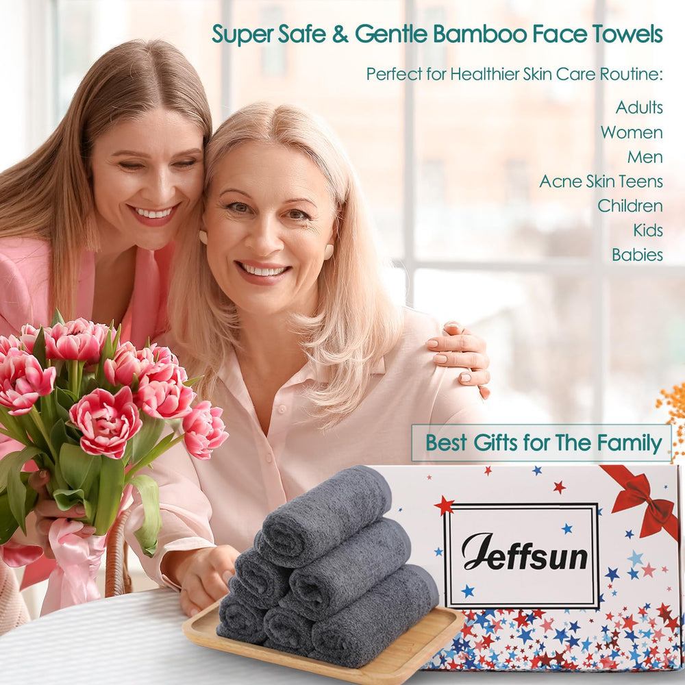 JEFFSUN used on a baby cheek showing gentle touch and absorbency