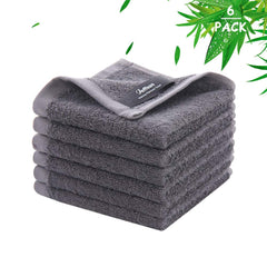 JEFFSUN front packaging showing six dark grey cloths and eco benefits
