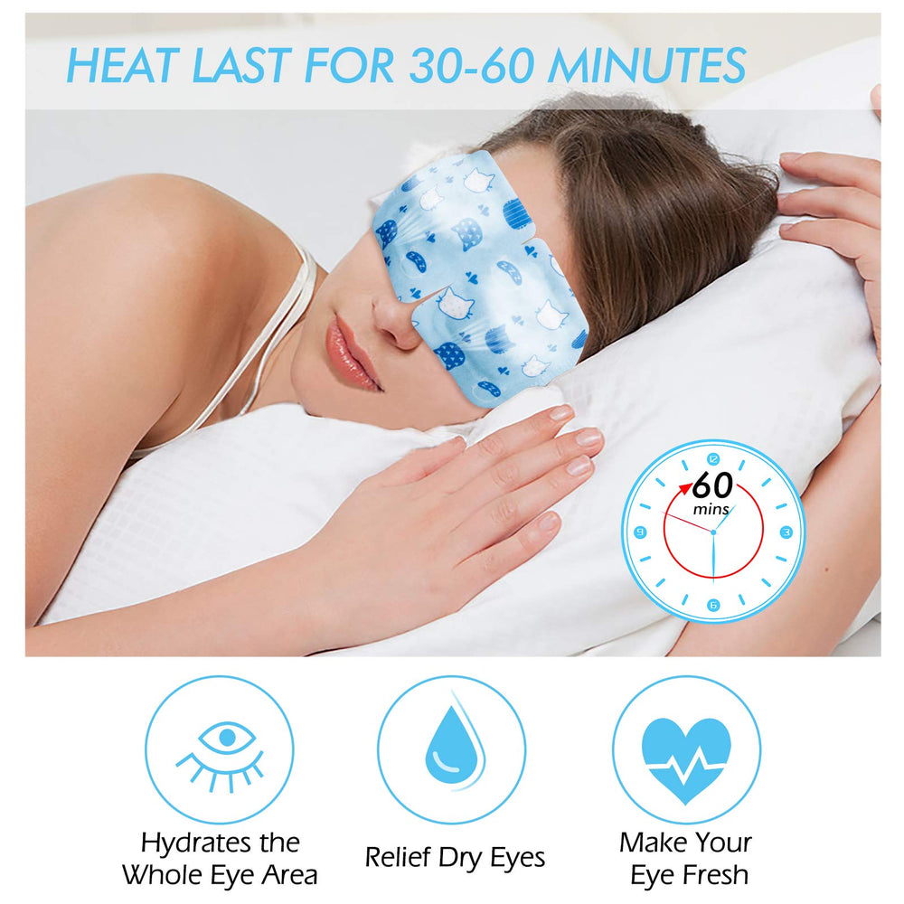 Person wearing Jekeno mask while resting illustrating soothing warm compress