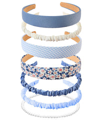 JELIEE seven headbands front display showing variety and outfit versatility