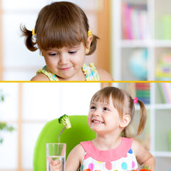 JenPen in use on toddler ponytail showing gentle comfort