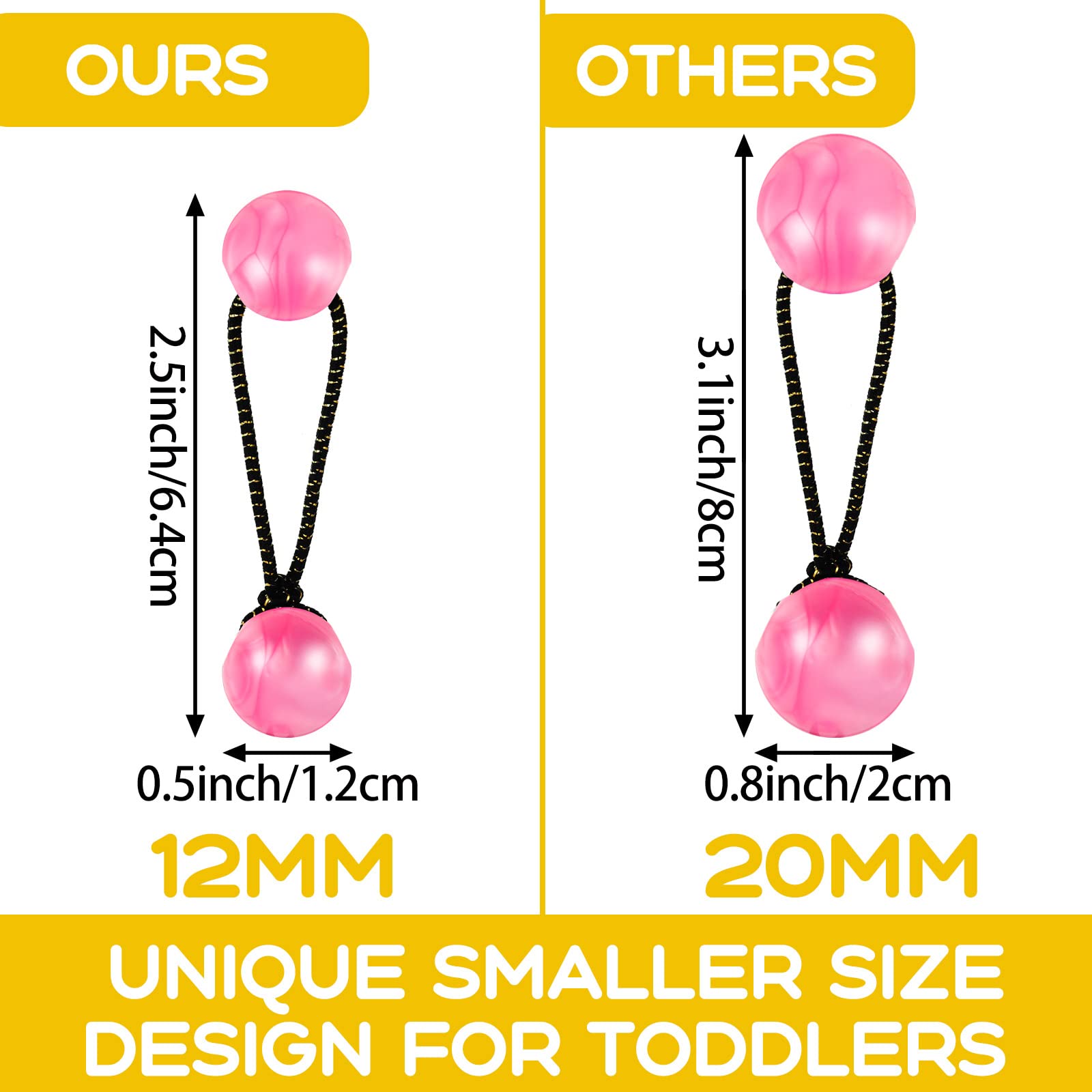 JenPen elastic stretched to show flexibility and gentle-hold benefit
